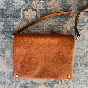 Chestnut Brown vegan leather Crossbody Bag - stitch fix